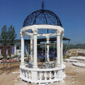 European style outdoor garden pavilion white marble gazebo